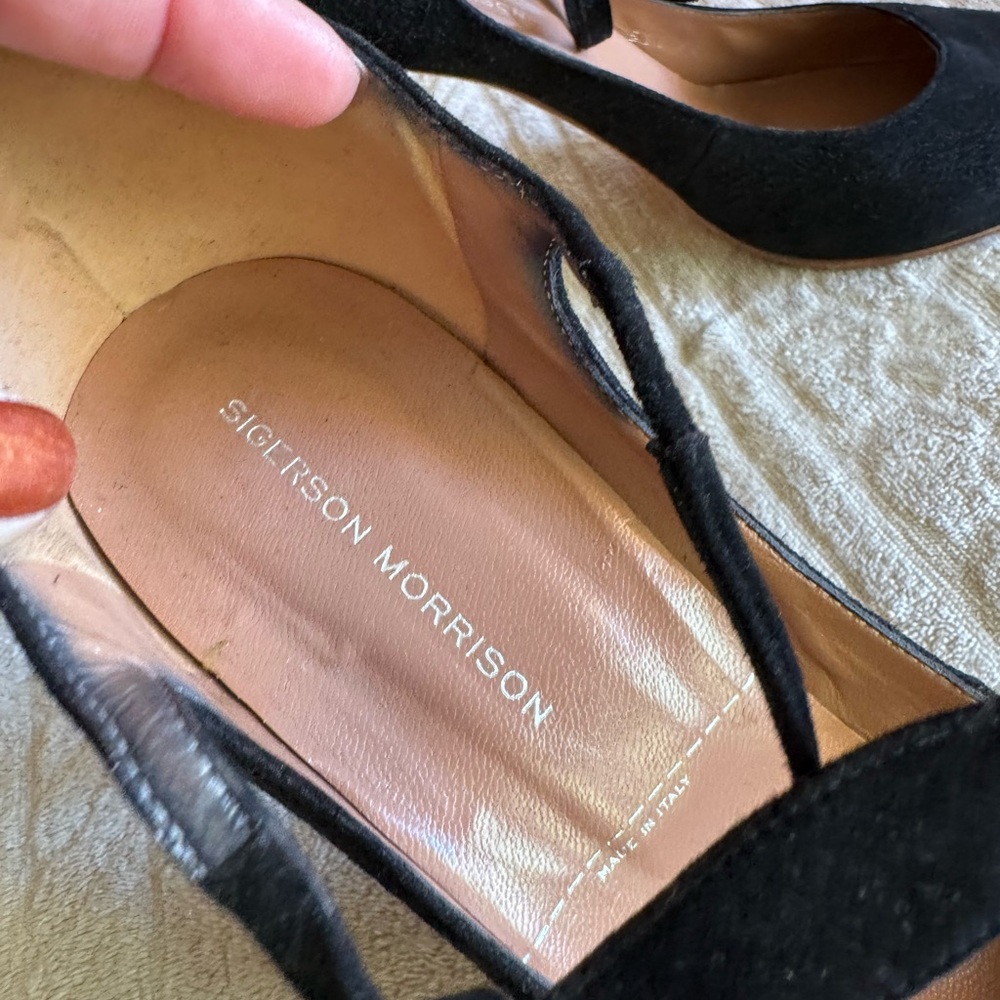 Sigerson Morrison Black Heels - Picture 2 of 11